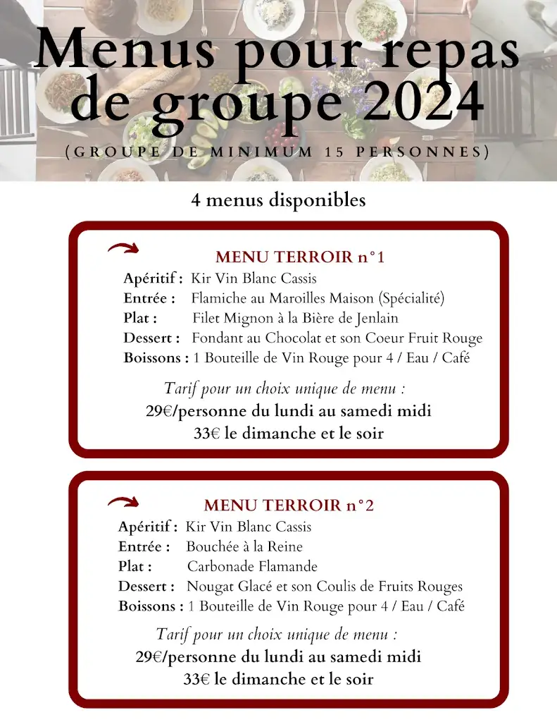 Menü_L'Auberge du Moulin des Prés_Maroilles_Bild_3