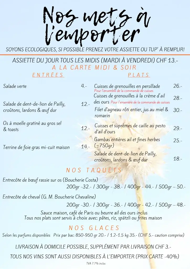 Menu_Auberge de Pailly, la Croix-d'or_Pailly_image_2