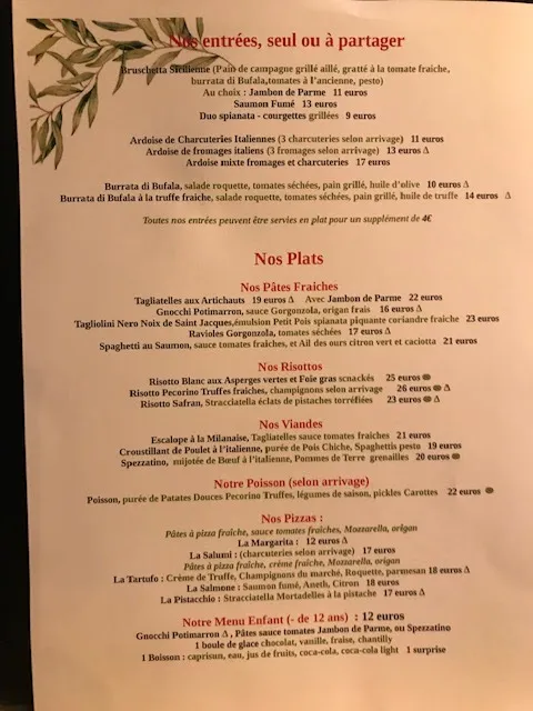 Menu_Restaurant l’Olivier_Méteren_image_2