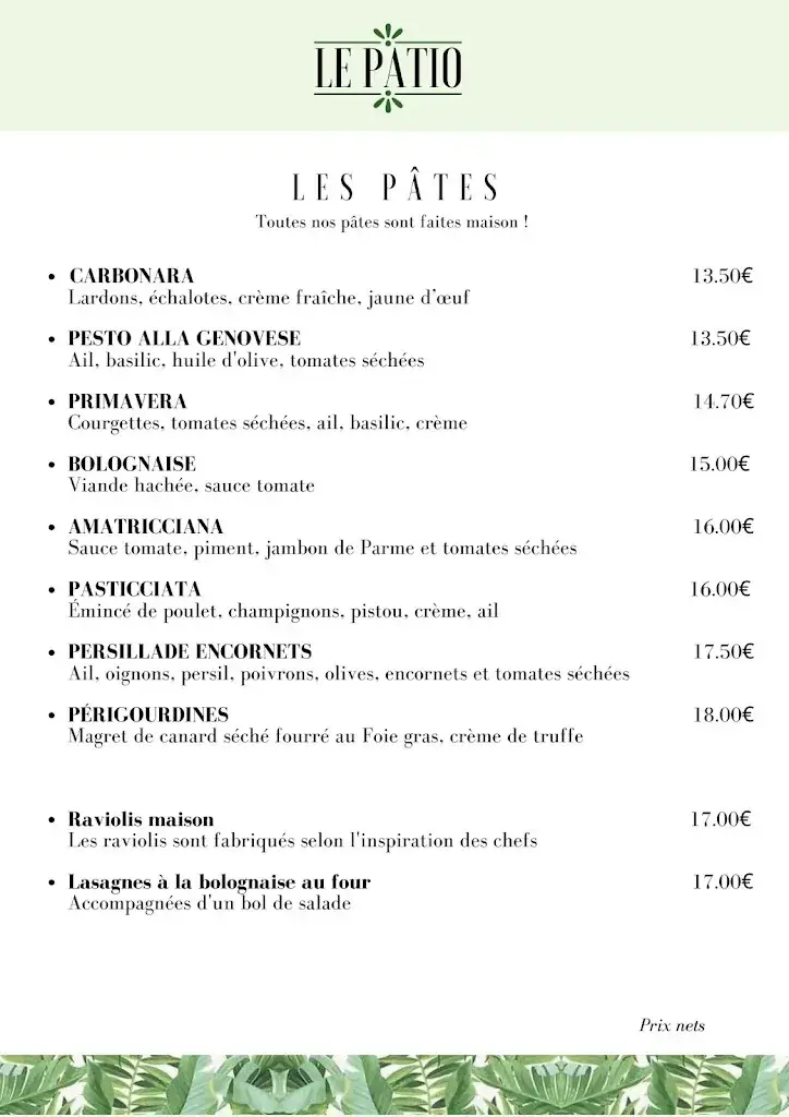 Menu_Le Patio_Albertville_image_4