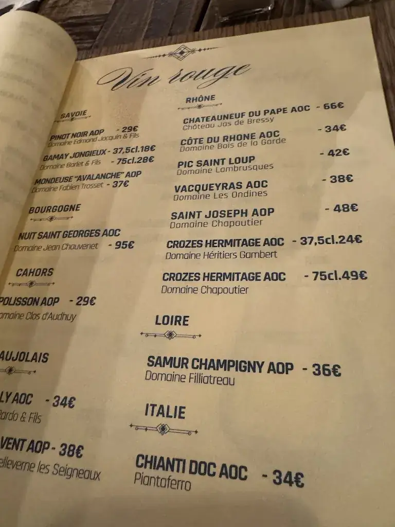 Menu_Coin Savoyard_Combloux_imagen_1