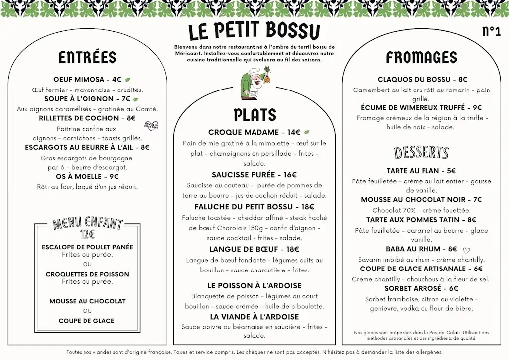 Menu_Le Petit Bossu_Méricourt_image_1