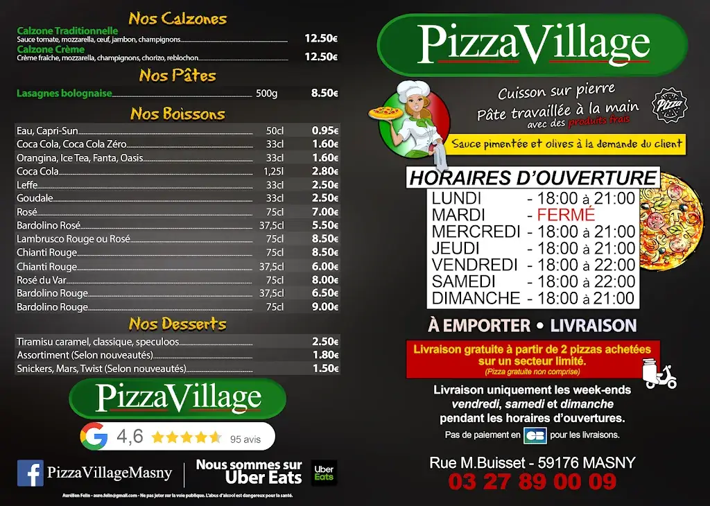 Menu_PizzaVillage 🍕_Masny_immagine_1