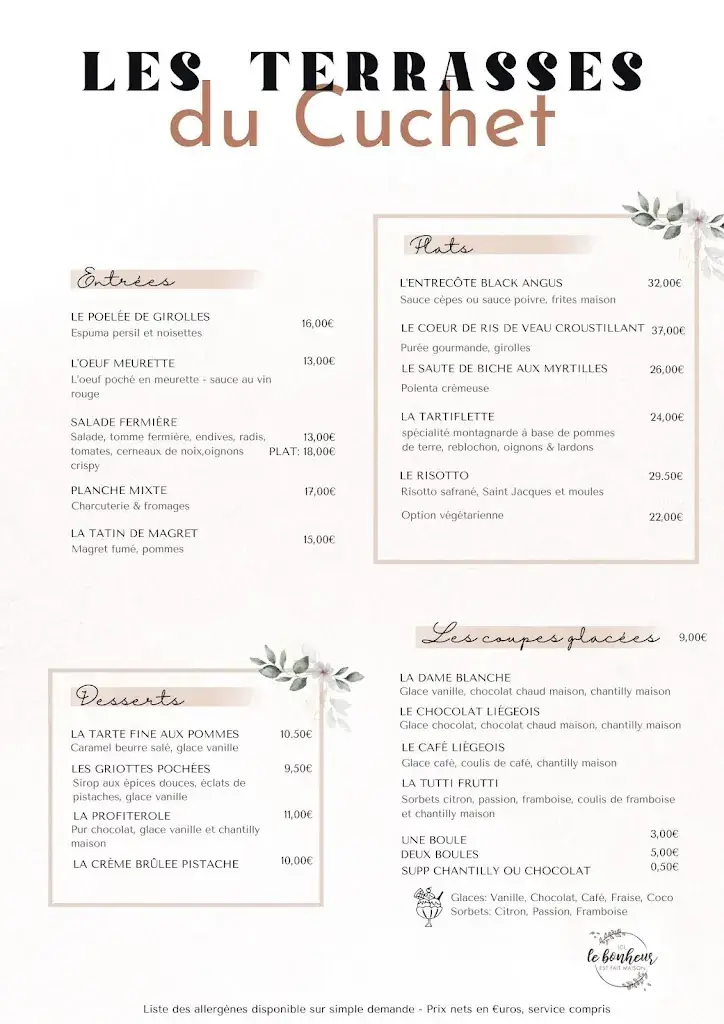 Menu_Les Terrasses du Cuchet_Combloux_image_1