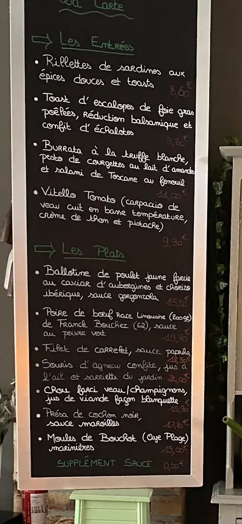 Menü_Auberge Des Maraichons_Écaillon_Bild_3