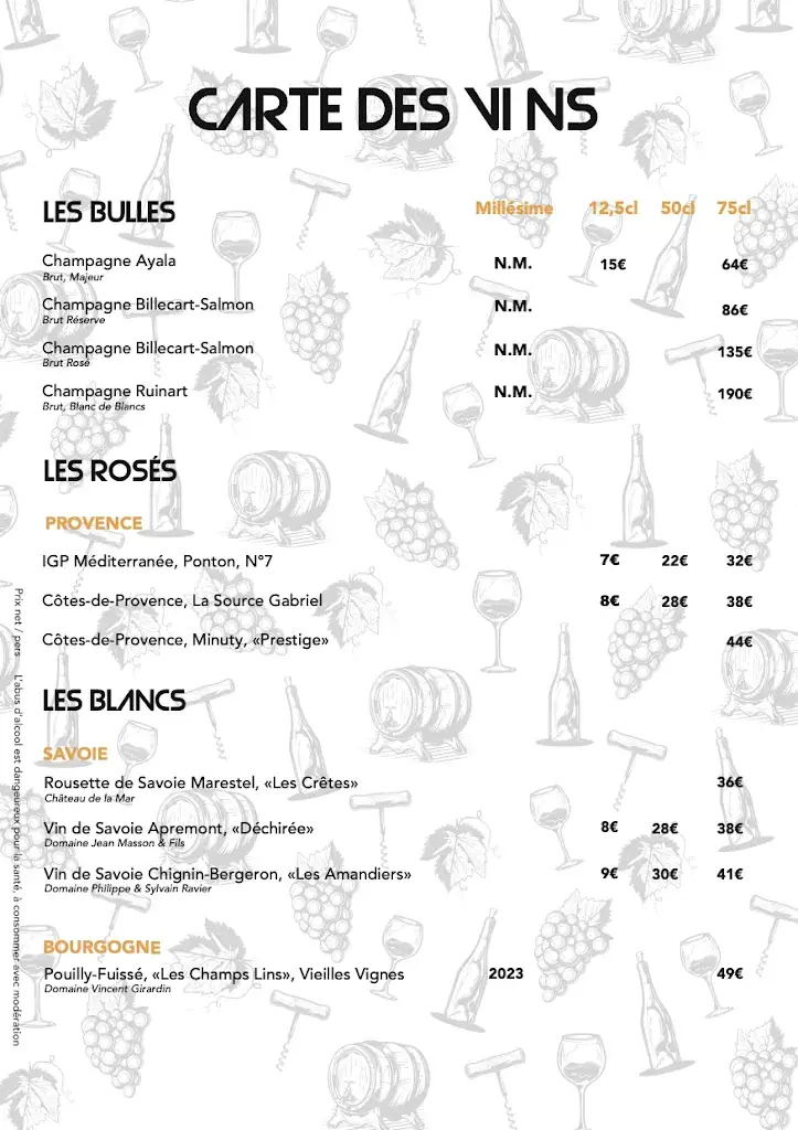 Menu_Le Chalet d'Emilie_Combloux_immagine_2