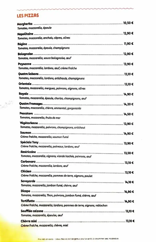 Menu_Restaurant Pizzeria Chez Tony_Milly-sur-Thérain_image_1