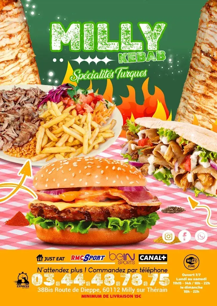MILLY KEBAB restaurante en Milly-sur-Thérain