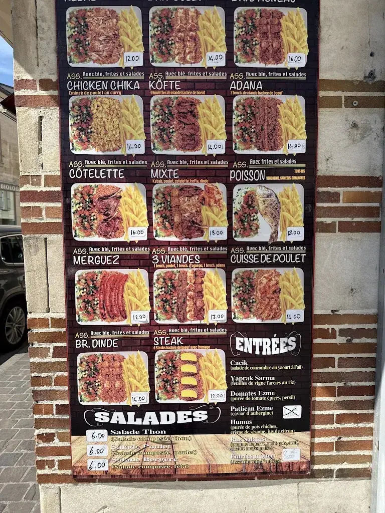 Menu_Restaurant Le Bosphore Montataire Kebab doner_Montataire_image_1