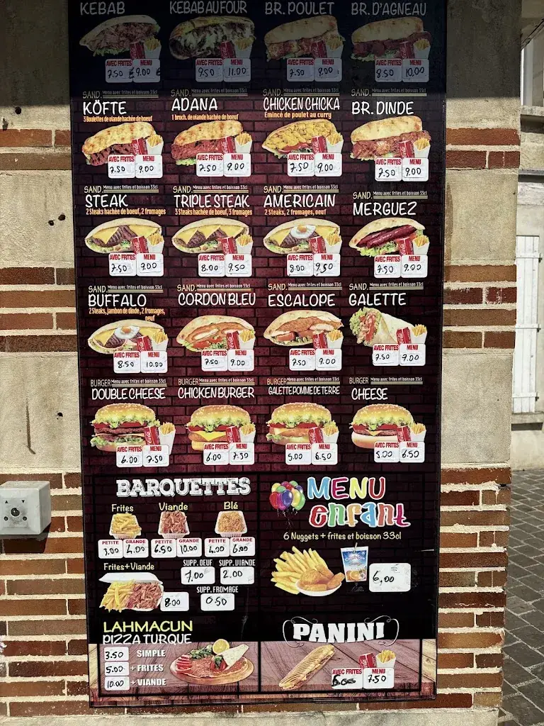 Menu_Restaurant Le Bosphore Montataire Kebab doner_Montataire_image_2