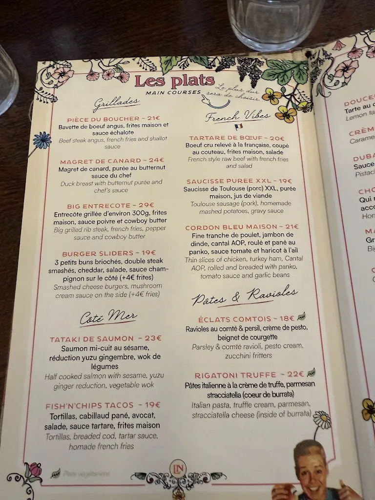 Menu_Le Nesle_Paris_image_1