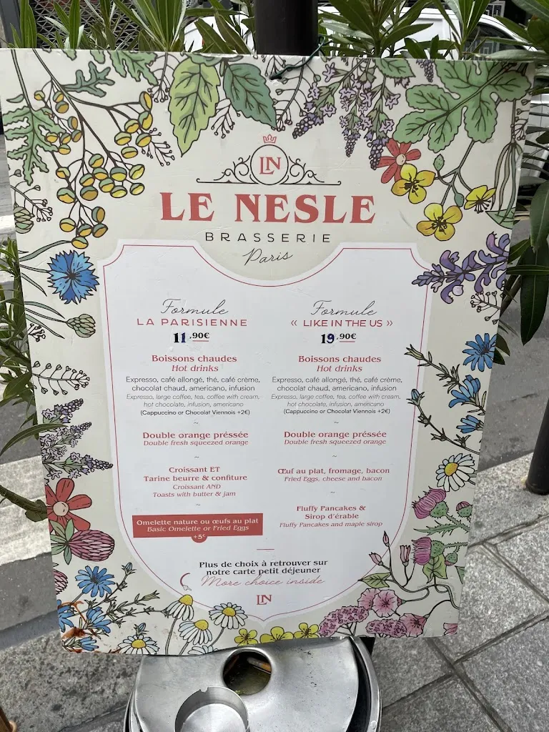 Menu_Le Nesle_Paris_image_4