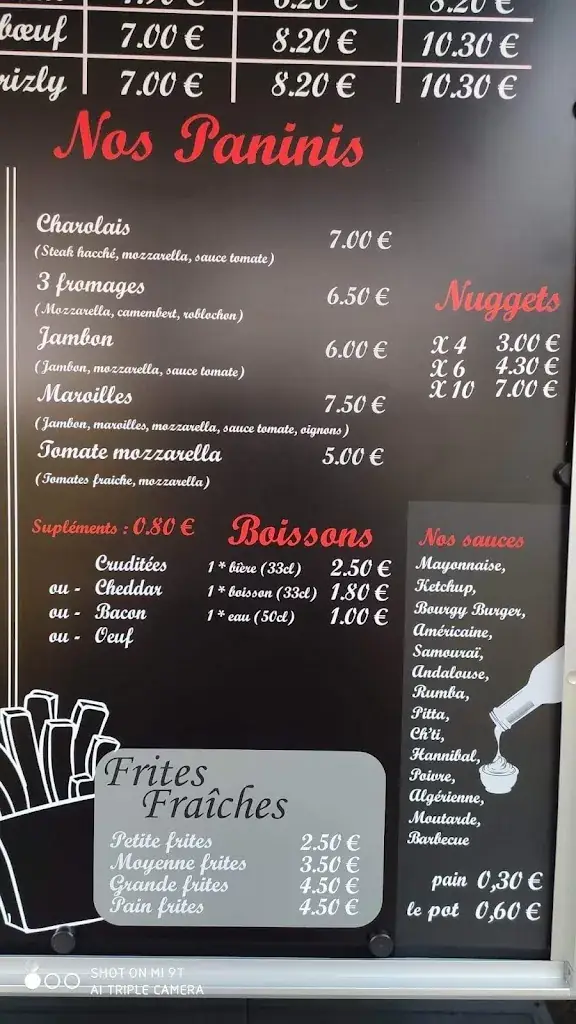 Menu_La Friterie de mag_Nesle_image_1