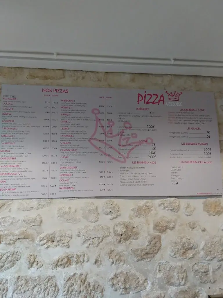Menu_Pizza Nesloise_Nesles-la-Vallée_image_3