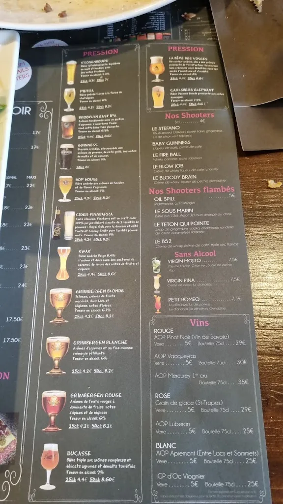 Menu_RESTAURANT LE TAVAILLON_Combloux_image_1