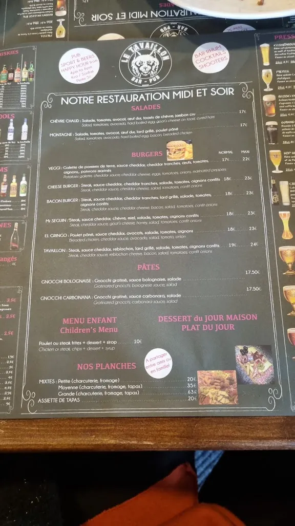 Menu_RESTAURANT LE TAVAILLON_Combloux_image_3