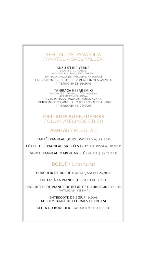 Menu_Anatolia Steakhouse Nogent-sur-Oise_Nogent-sur-Oise_image_1