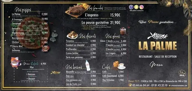 Menu_Restaurant - La Palme_Nogent-sur-Oise_image_2
