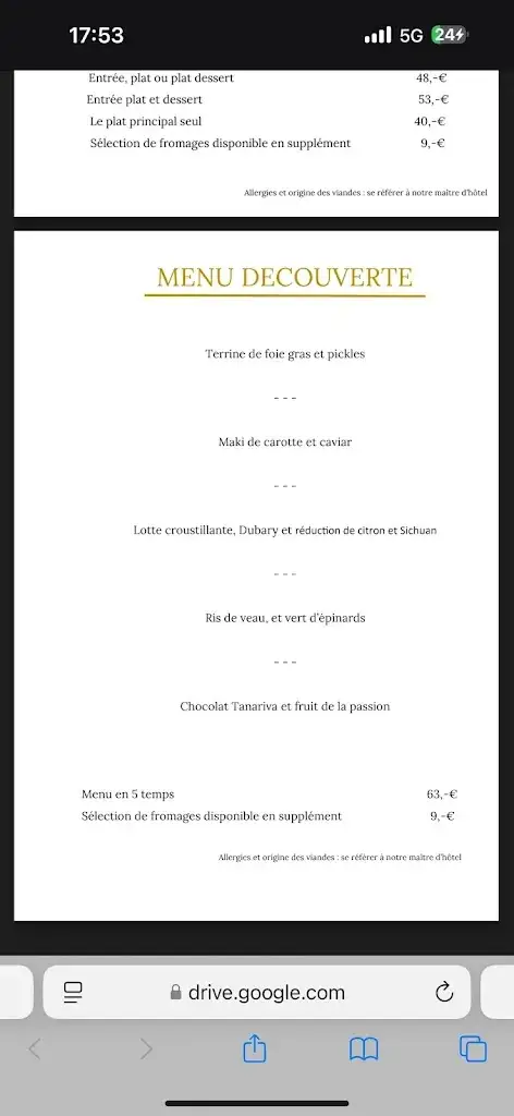 Menu_Club Marot_Lille_image_3
