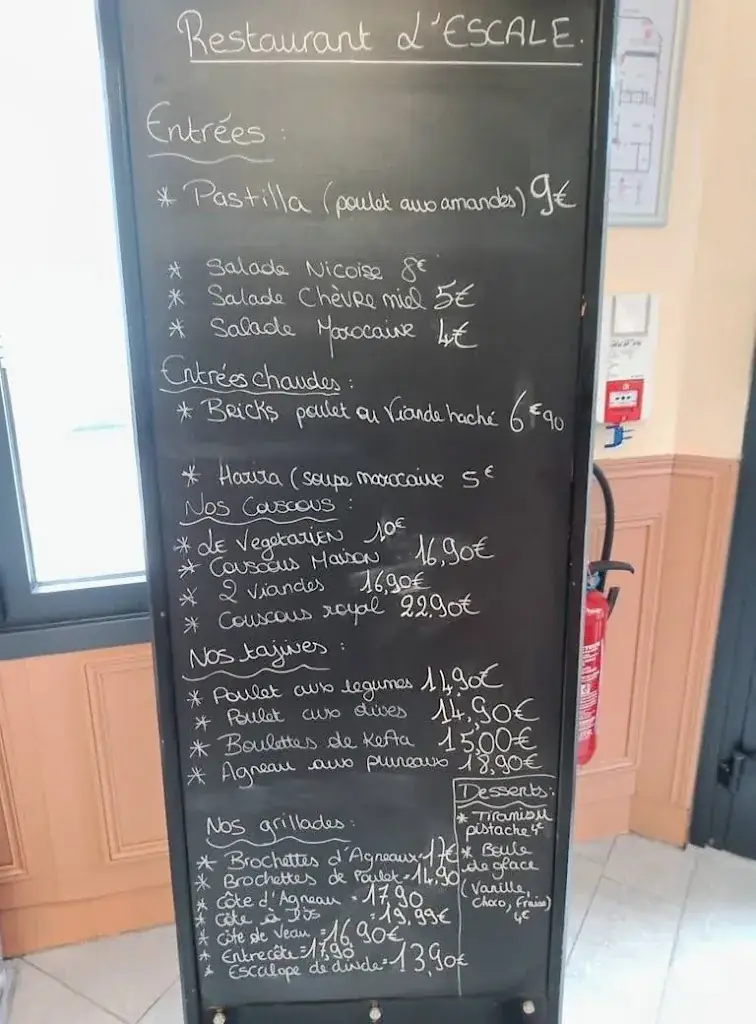 Menu_restaurant L'escale_Montdidier_image_2