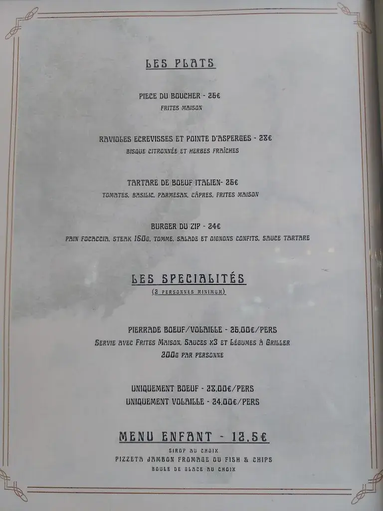 Menu_Restaurant Pizzeria Le Zip Combloux_Combloux_image_3