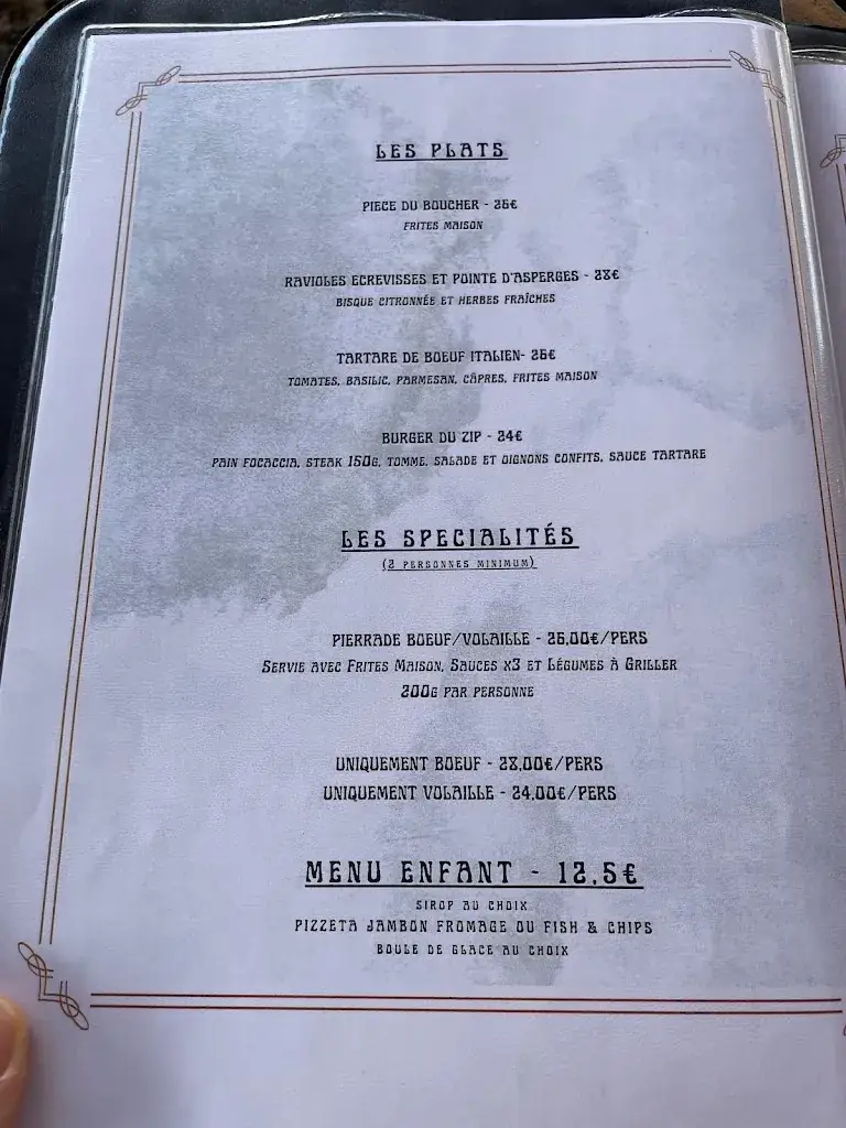 Menu_Restaurant Pizzeria Le Zip Combloux_Combloux_image_4