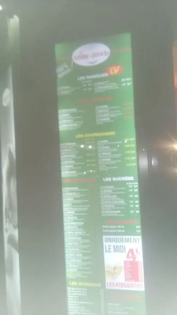 Menu_Le Kiosque à Pizzas de Montdidier_Montdidier_image_1