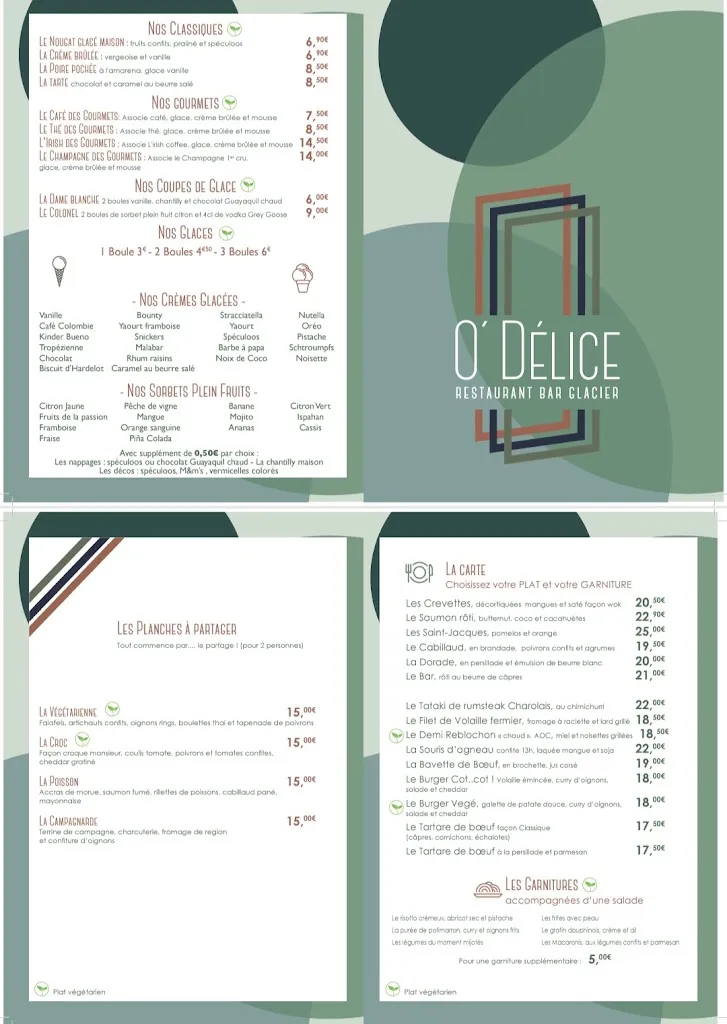 Menu_Restaurant Glacier O'Délice_Neufchâtel-Hardelot_image_1