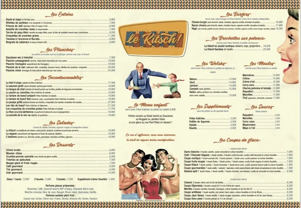 Menu_Le Kitsch !_Neufchâtel-Hardelot_image_1