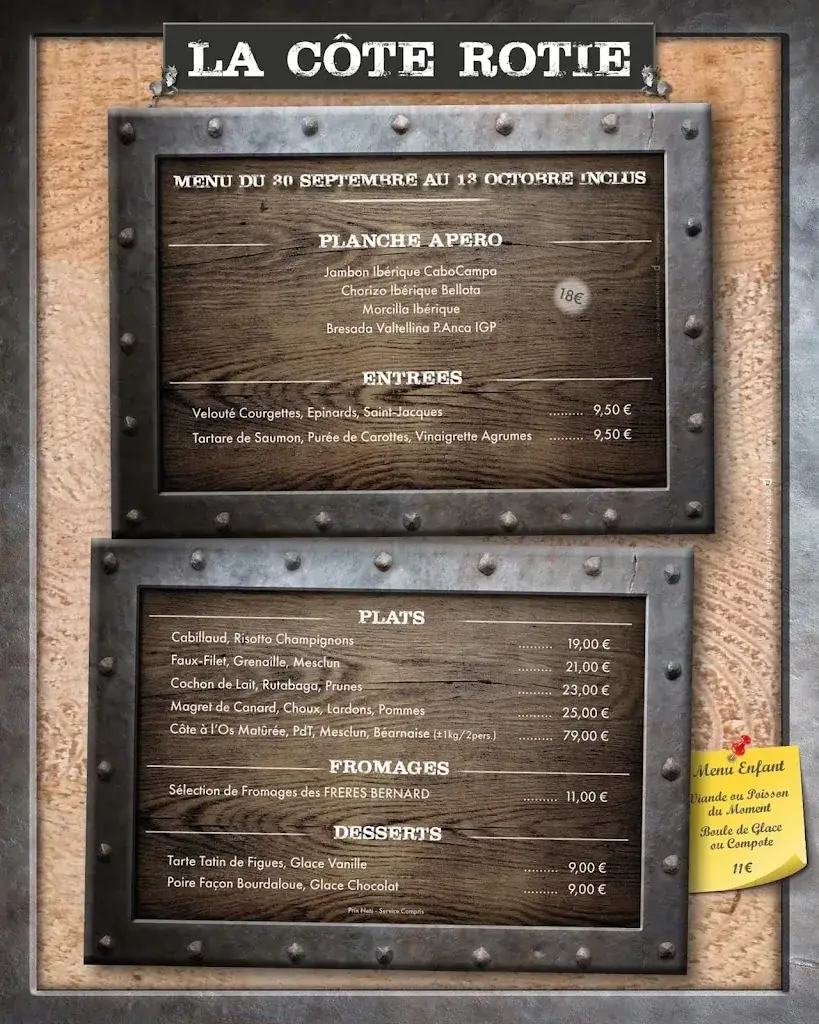 Menu_La Côte Rotie_Neufchâtel-Hardelot_image_3