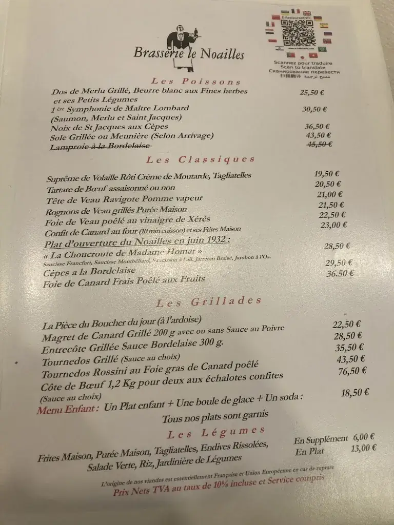 Menu_Le Noailles_Bordeaux_immagine_2
