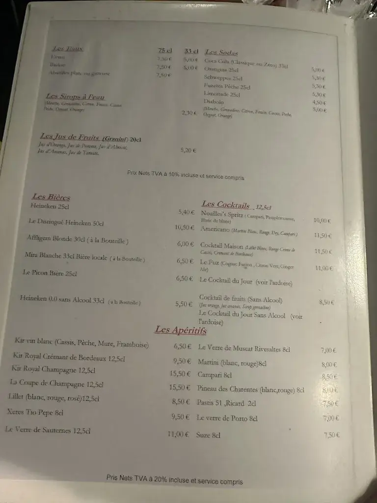 Menu_Le Noailles_Bordeaux_immagine_3