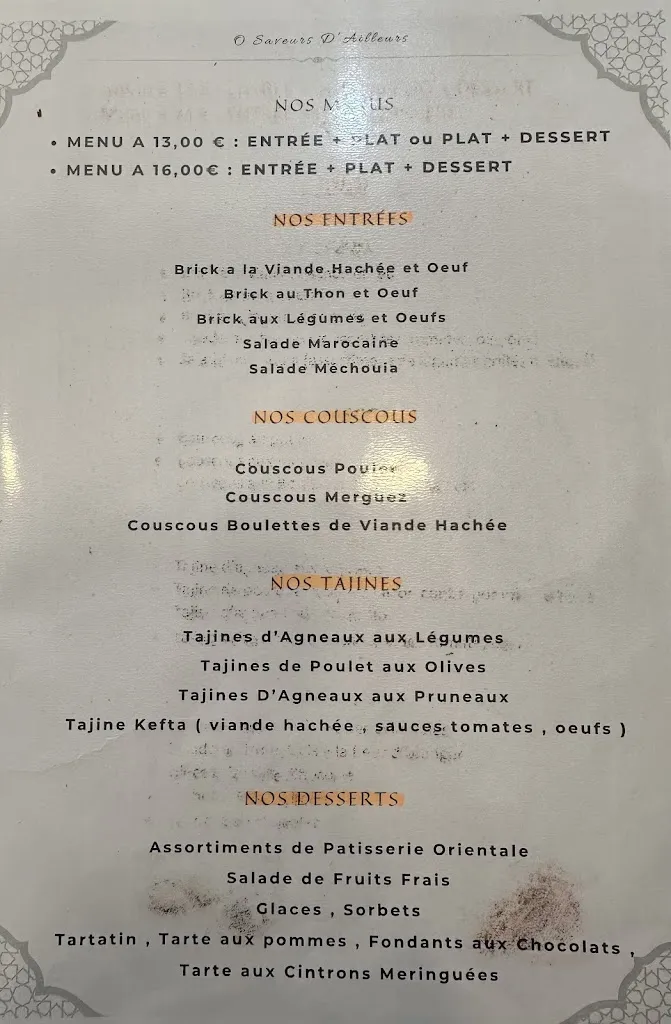 Menu_Ô Saveurs D'Ailleurs_Marseille_image_2