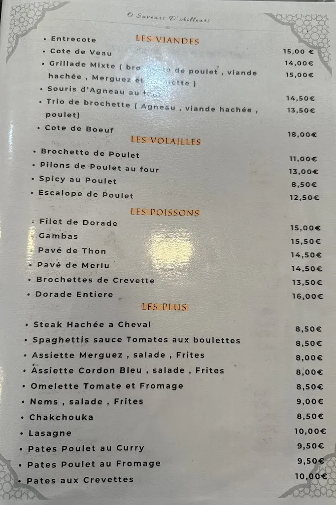 Menu_Ô Saveurs D'Ailleurs_Marseille_image_4