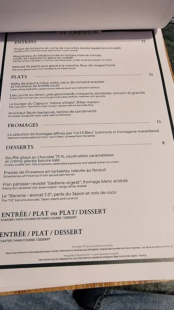 Menu_LE CAPUCIN_Marseille_image_2