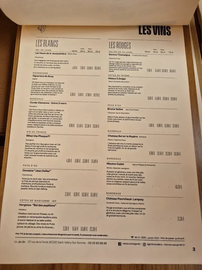 Menu_Le Jardin Restaurant_Saint-Valery-sur-Somme_image_1