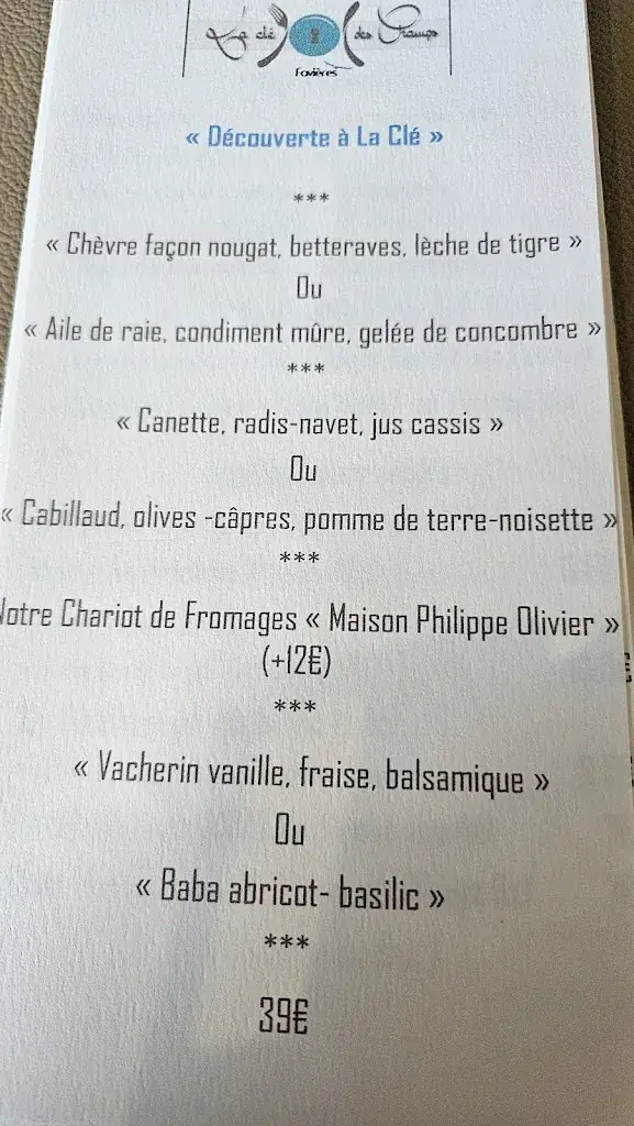 Menu_La Clé des Champs Favières_Favières_image_2