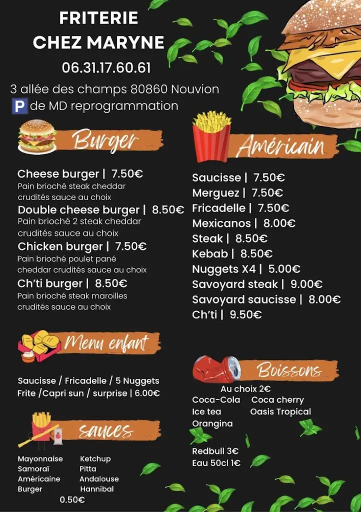 LA FRITERIE NOUVION_Nouvion_menu_image_1