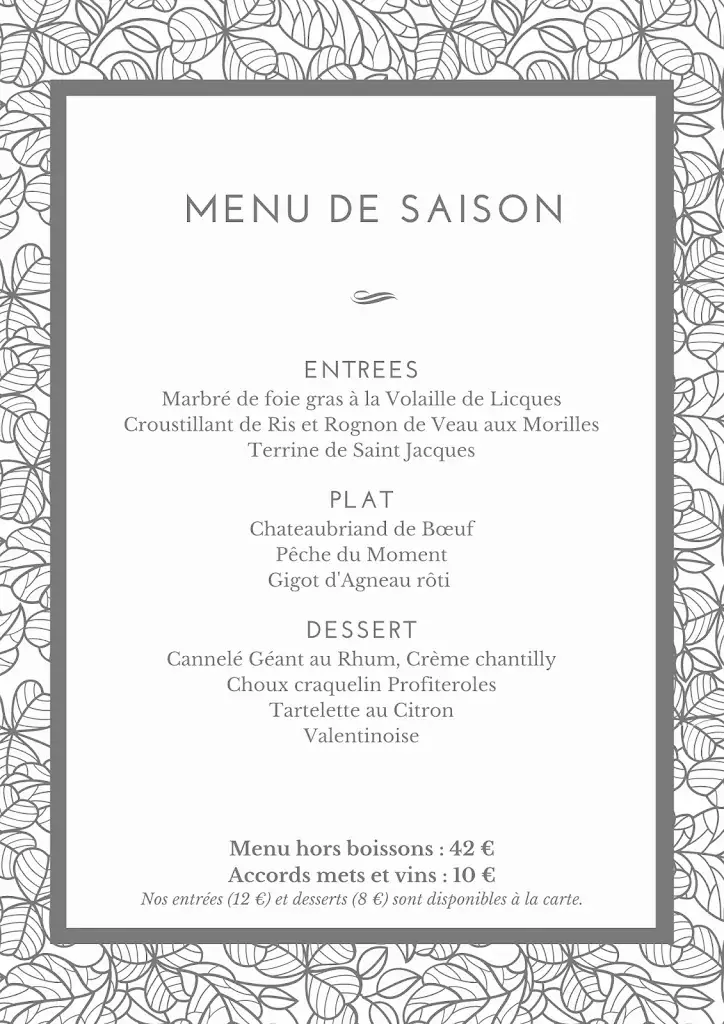 Menu_La Claire Fontaine_Fontaine-le-Sec_image_3