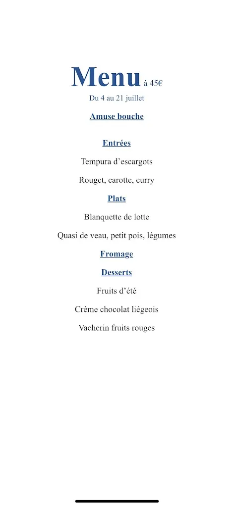 Menu_Auberge de l'Etoile - Restaurant Traditionnel_Oye-Plage_image_3