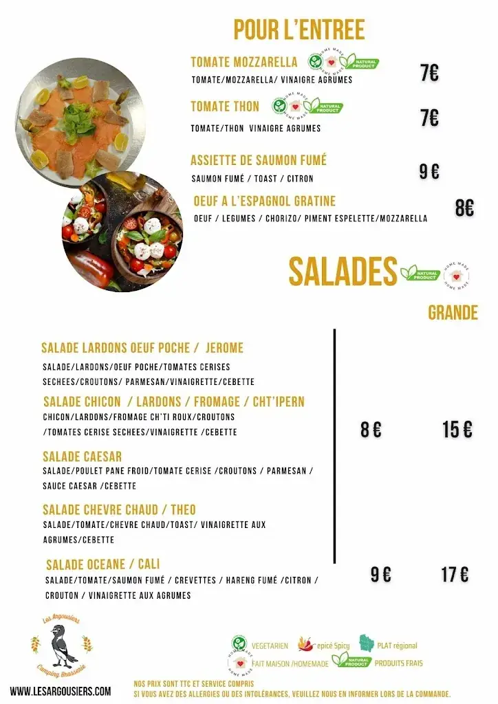 Menu_La Table d'Olivier (Brasserie des argousiers)_Oye-Plage_image_4