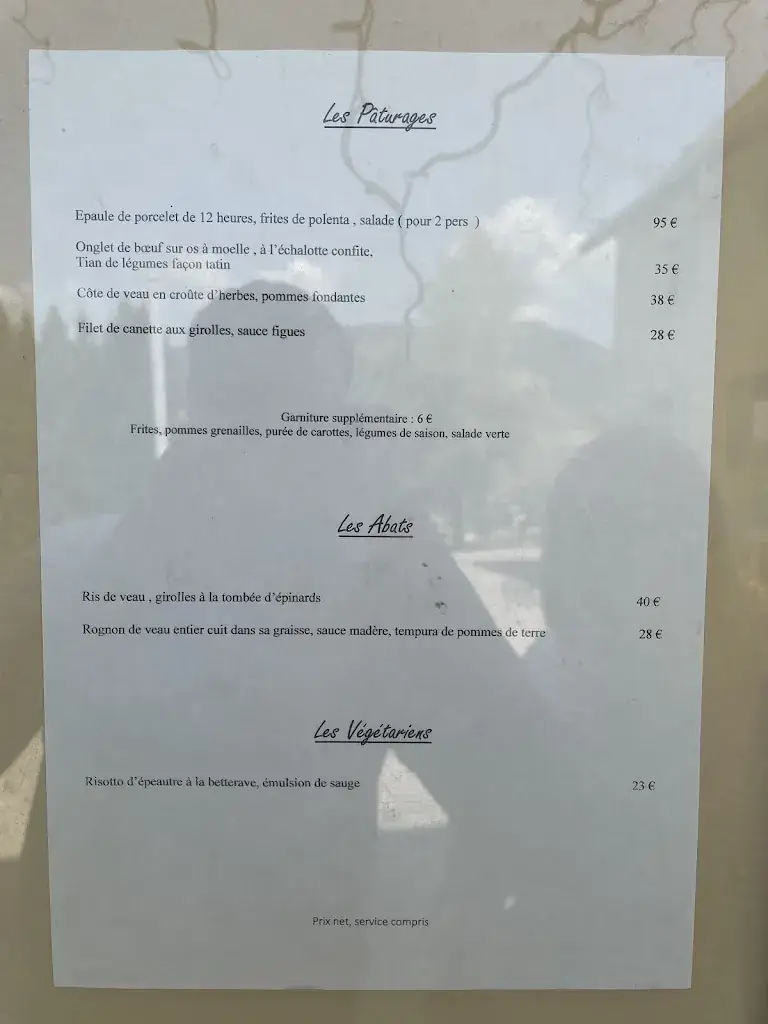 Menu_Le Refuge du Calvaire_Megève_image_3