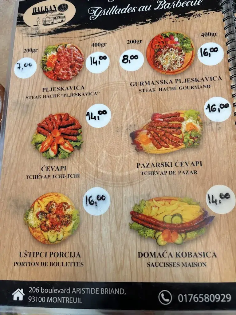 Menu_Restaurant Paris Montreuil - Balkan Montreuil_Montreuil_image_2