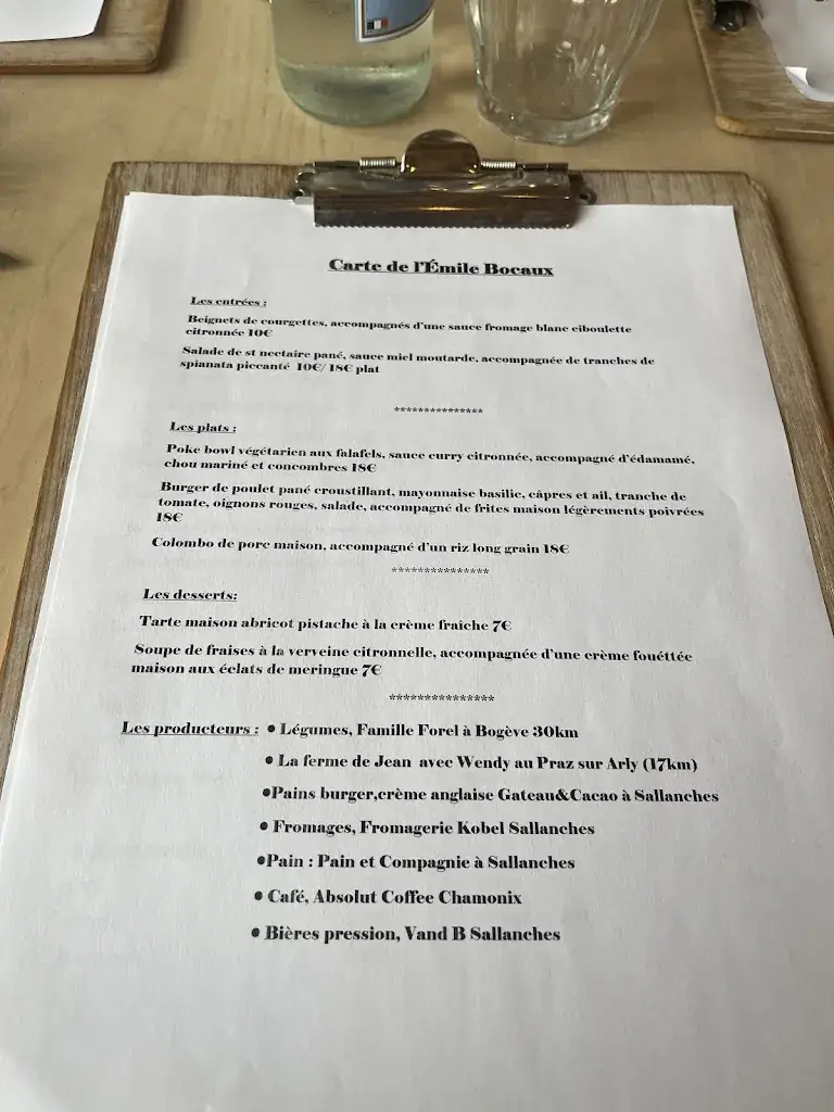 Menü_L'EMILE BOCAUX_Sallanches_Bild_1