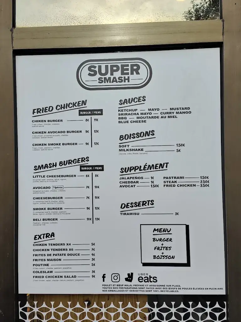 Menu_SUPER SMASH BURGER Montreuil_Montreuil_image_3