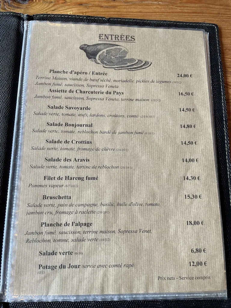 Menu_Auberge Bonjournal_Praz-sur-Arly_image_1