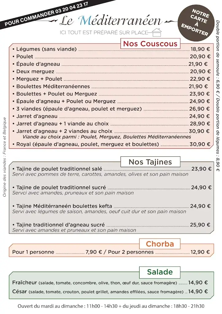 Menu_Le Méditerranéen_Mons-en-Barœul_image_3