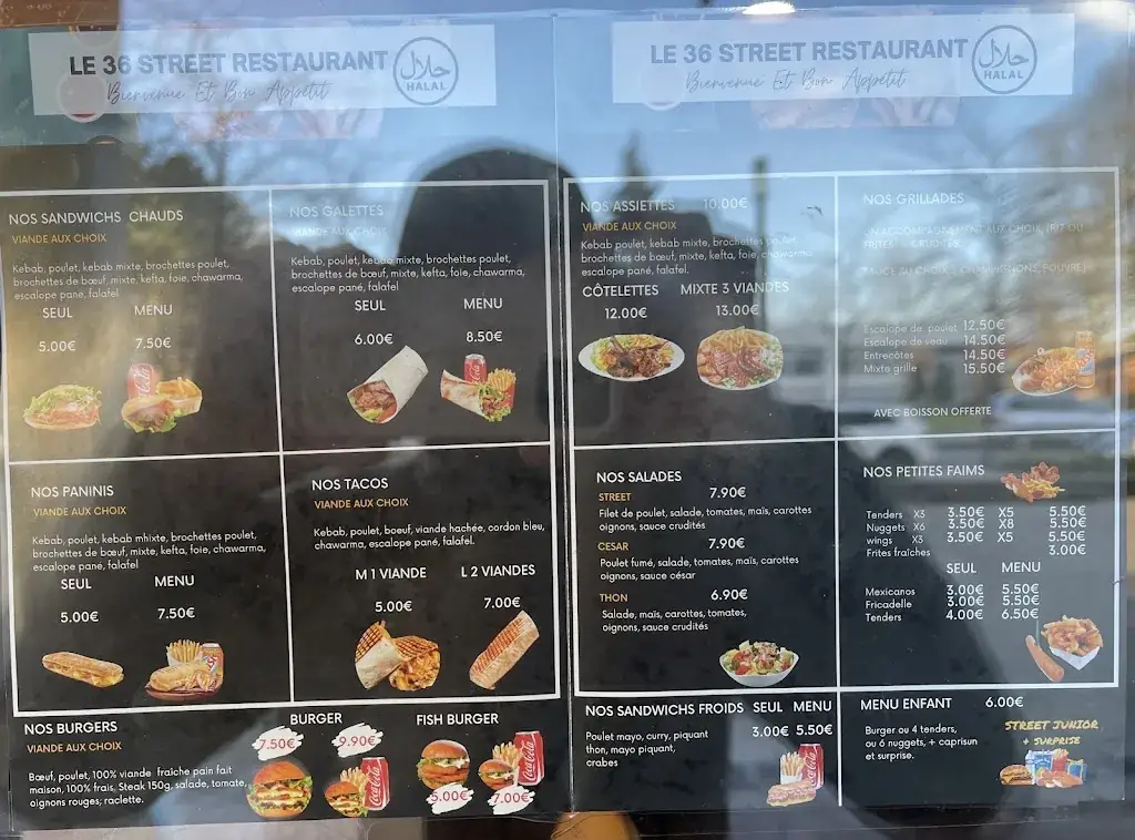 Menu_Le36street restaurant_Mons-en-Barœul_image_1