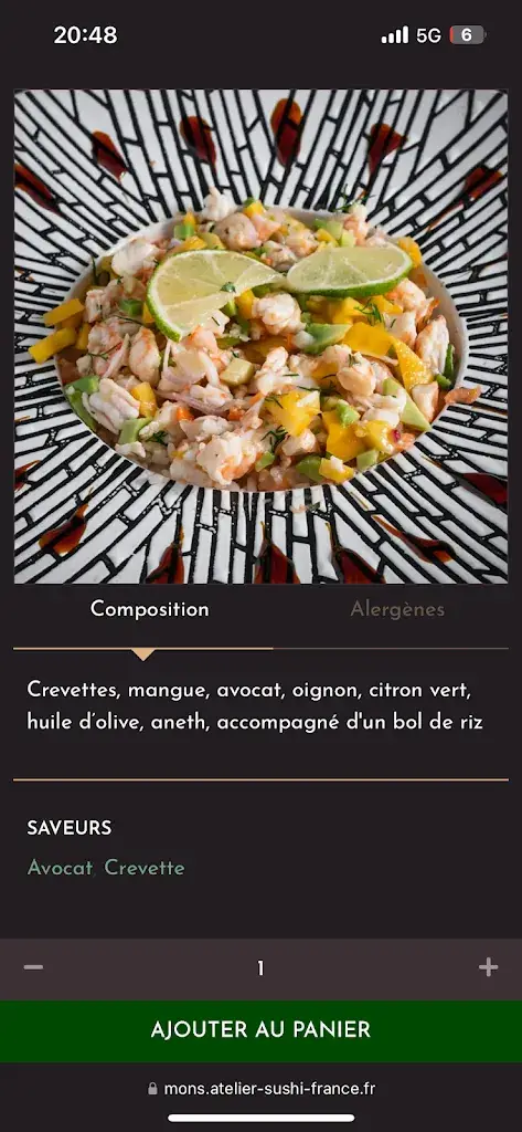 dalil hassani_Atelier Sushi - Sushis à Emporter Mons-en-Barœul | Cuisine Japonaise Authentique_Mons-en-Barœul_review