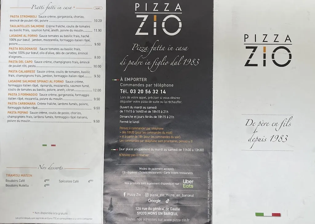 Menu_PIZZA ZIO Mons en Baroeul_Mons-en-Barœul_image_2